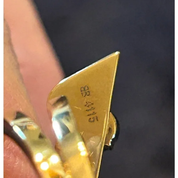 EUC Fendi Women's Bug Monster Ring with Gold tone, crystal